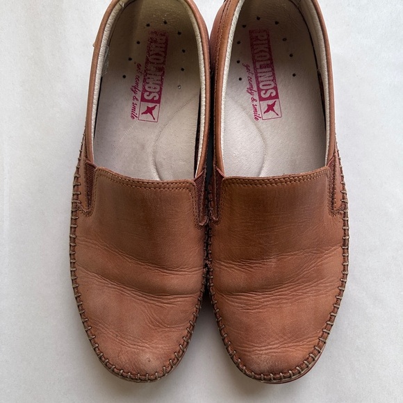 Pikolino's Men's Slip on Loafers Size EU40 (approx 7.5 US) Leather Tan Old Money - Picture 10 of 12